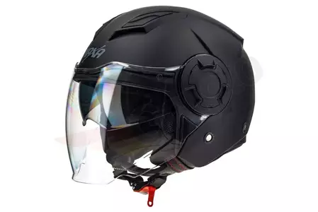Naxa S23 каска за мотоциклет с отворено лице мат черна M-2
