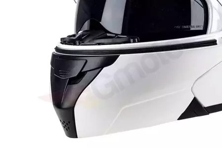 Kask motocyklowy szczękowy Naxa FO3 pinlock biały XL-10