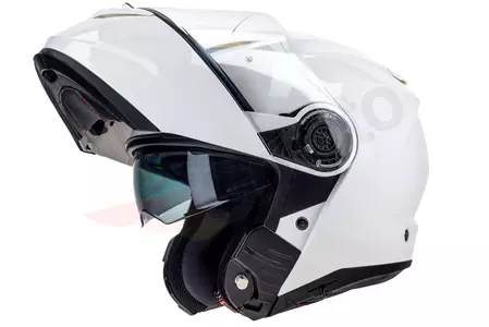 Kask motocyklowy szczękowy Naxa FO5 pinlock biały L