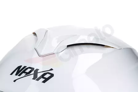 Capacete de motociclista Naxa FO5 pinlock branco XS-11
