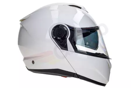 Naxa FO5 pinlock casca de motocicletă albă XS-4