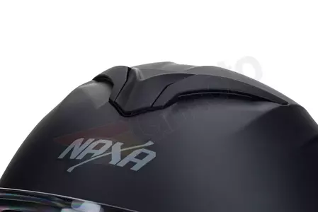 Kask motocyklowy szczękowy Naxa FO5 pinlock czarny matowy L-11