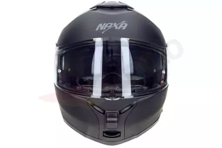 Kask motocyklowy szczękowy Naxa FO4 pinlock czarny mat M-3