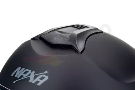 Kask motocyklowy szczękowy Naxa FO4 pinlock czarny mat XL-10