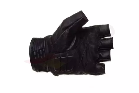 Kožené perforované rukavice na motorku bez prstů 3XL-2