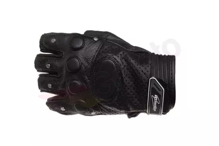 Перфорирани кожени ръкавици за мотоциклет без пръсти XS