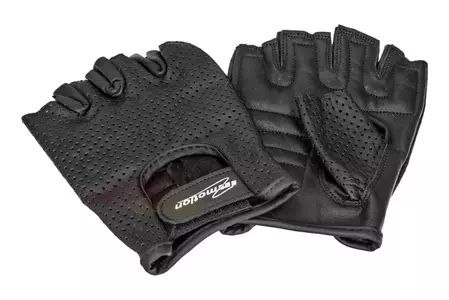 Poletne usnjene motoristične rokavice brez prstov 3XL-3