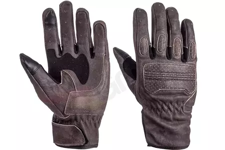 Ретро Rider ръкавици за мотоциклет M-1657 кафяви L-2