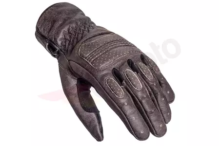 Ретро Rider ръкавици за мотоциклет M-1657 кафяви L-3