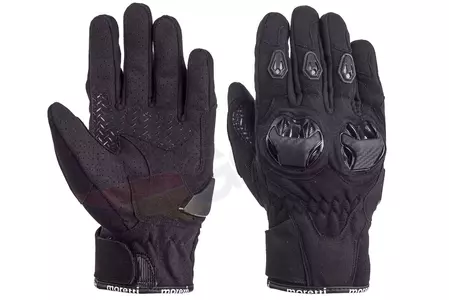 Crne motociklističke rukavice Draft M-1651, veličina L-2