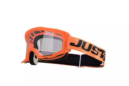 Just1 Vitro orange et noir lunettes enduro cross-3