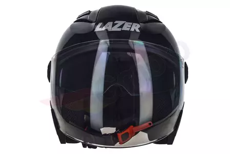 "Lazer Orlando Evo Z-Line" atviras motociklininko šalmas juodas L-3