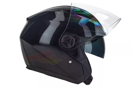 Lazer Orlando Evo Z-Line motociklista ķivere ar atvērtu seju melna XL-5