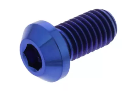 PRO-BOLT bremseskivebolt M8x1,25 længde 15mm titanium blå-1
