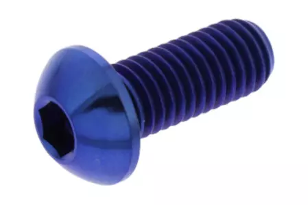 PRO-BOLT bremseskivebolt M8x1,25 længde 20 mm titanium blå-1