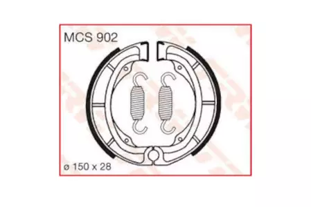TRW Lucas MCS 902 bremžu kurpes - MCS902