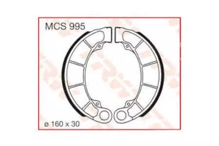 Спирачни накладки TRW Lucas MCS 995 - MCS995