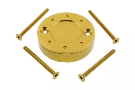 Pro Bolt 53 mm aluminijast pokrov rezervoarja za zavorno tekočino zlate barve - RESR60G