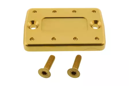 Hliníkový kryt nádržky brzdovej kvapaliny Pro Bolt 37x55 mm zlatý - RESO20SUZG