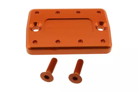 Hliníkový oranžový kryt nádržky brzdovej kvapaliny Pro Bolt 37x55 mm - RESO20SUZO