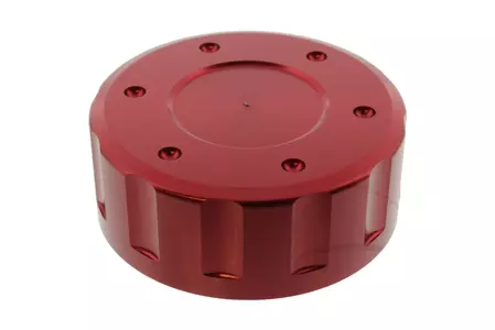 Hliníkový kryt nádržky brzdovej kvapaliny Pro Bolt 42 mm červený - RESR50R