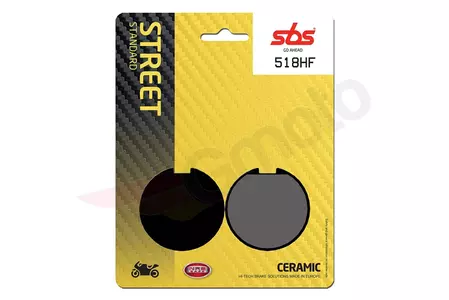 SBS 518HF KH00 Ulične keramične zavorne ploščice črne - 518HF