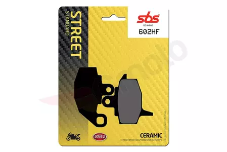 SBS 602HF KH130 Street Ceramic спирачни накладки черни - 602HF