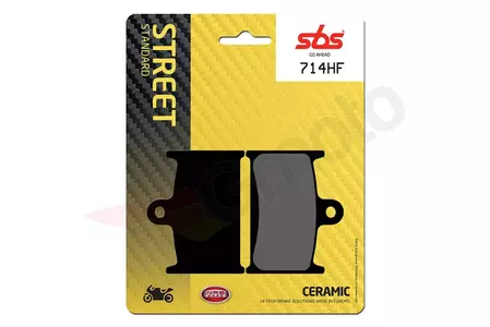 SBS 714HF KH145 / KH236 Street Ceramic brake pads black - 714HF