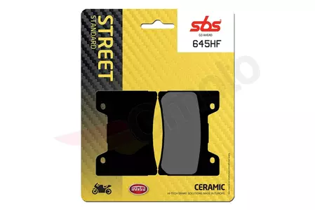 SBS 645HF KH160 Street Keraminės stabdžių kaladėlės juodos spalvos - 645HF