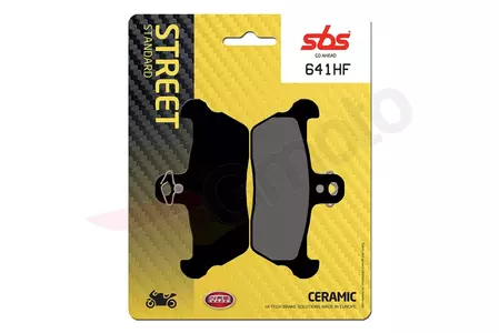 SBS 641HF KH163 Ulične keramične zavorne ploščice črne barve - 641HF
