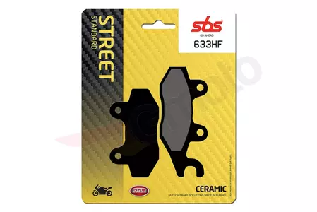 SBS 633HF KH165/2 Street Ceramic stabdžių kaladėlės juodos spalvos - 633HF