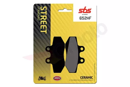 SBS 652HF KH167 Улични керамични спирачни накладки черни - 652HF