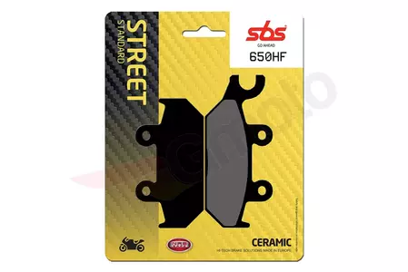 SBS 650HF KH172 Street keramische remblokken zwart - 650HF