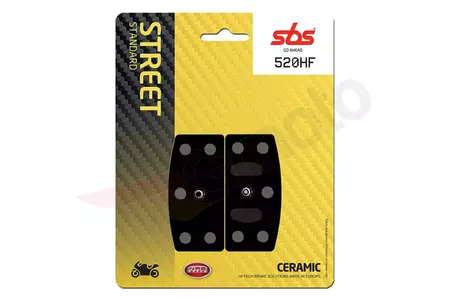 SBS 520HF KH22 Street Ceramic спирачни накладки черни - 520HF