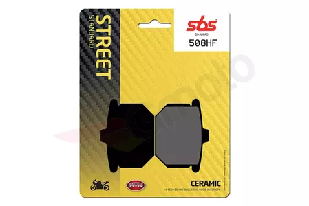 SBS 508HF KH29 Street Ceramic спирачни накладки черни - 508HF