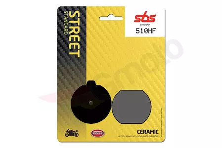 SBS 510HF KH33 Street Ceramic brzdové doštičky čierne - 510HF