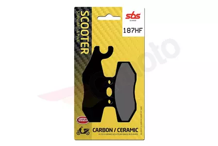 SBS 187HF KH418 Street Ceramic brake pads black - 187HF