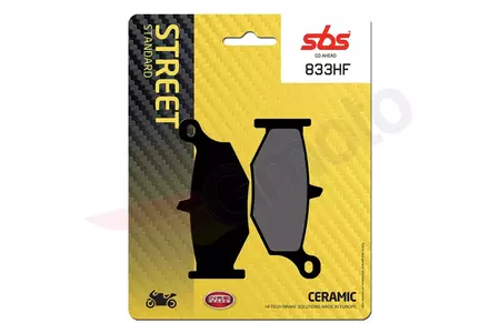 SBS 833HF KH419 Street keramische remblokken zwart - 833HF