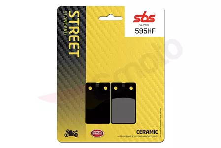 SBS 595HF KH99 Street Κεραμικά τακάκια φρένων μαύρα - 595HF