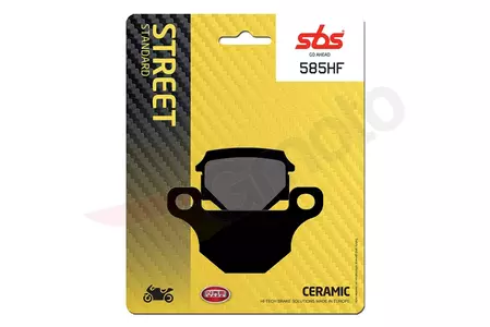 Plaquettes de frein SBS 585HF KH93 Street Ceramic noir - 585HF