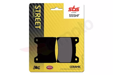 SBS 555HF KH88 Street Ceramic brzdové doštičky čierne - 555HF