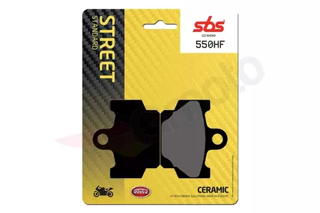 SBS 550HF KH81 Street Ceramic bremžu kluči melni - 550HF