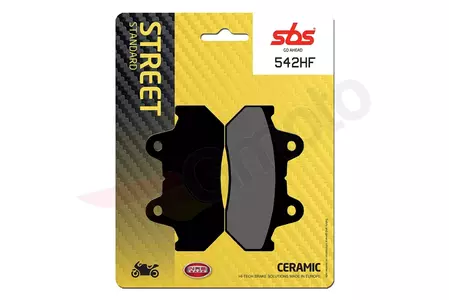 SBS 542HF KH69/3 Street Ceramic stabdžių kaladėlės juodos spalvos - 542HF