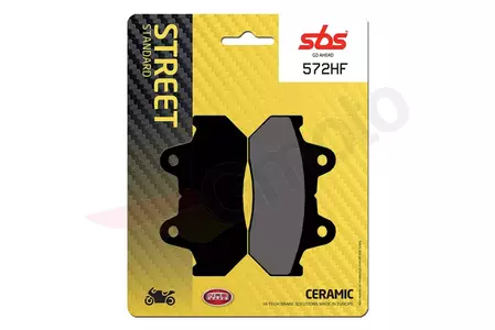 SBS 572HF KH69/2 Улични керамични спирачни накладки черни - 572HF