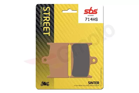 SBS 714HS KH145 / KH236 Street Excel Sinter τακάκια φρένων, χρυσό χρώμα - 714HS