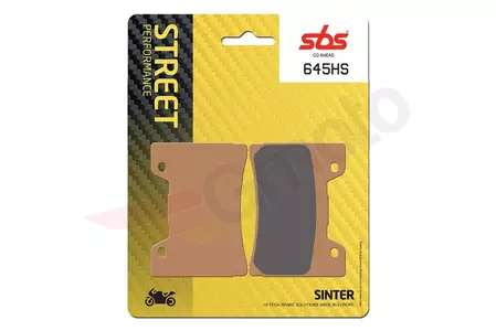 Brzdové destičky SBS 645HS KH160 Street Excel Sinter, zlatá barva - 645HS