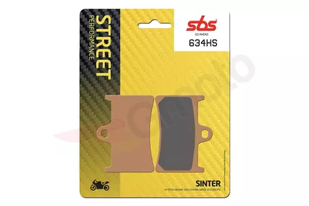 SBS 634HS KH252 / KH380 Street Excel Sinter zavorne ploščice, zlata barva - 634HS