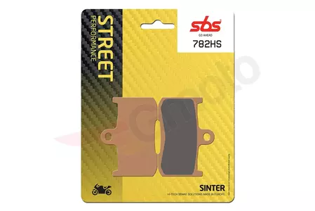 SBS 782HS KH347 Street Excel Sinter brzdové doštičky, zlatá farba - 782HS