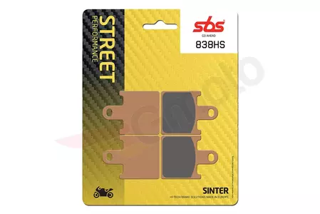 SBS 838HS KH417 Street Excel Sinter brzdové destičky zlaté barvy - 838HS