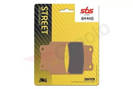 Τακάκια φρένων SBS 844HS KH432 Street Excel Sinter, χρυσό χρώμα - 844HS